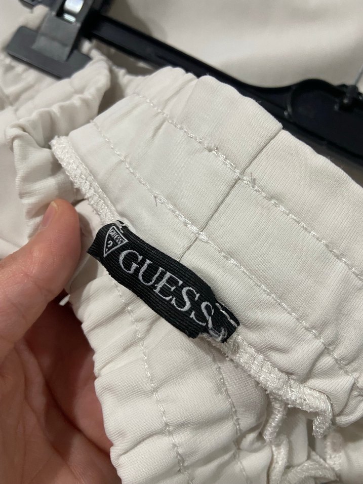 Beyaz Guess Payetli Uzun Kollu Sweatshirt - Görsel 5