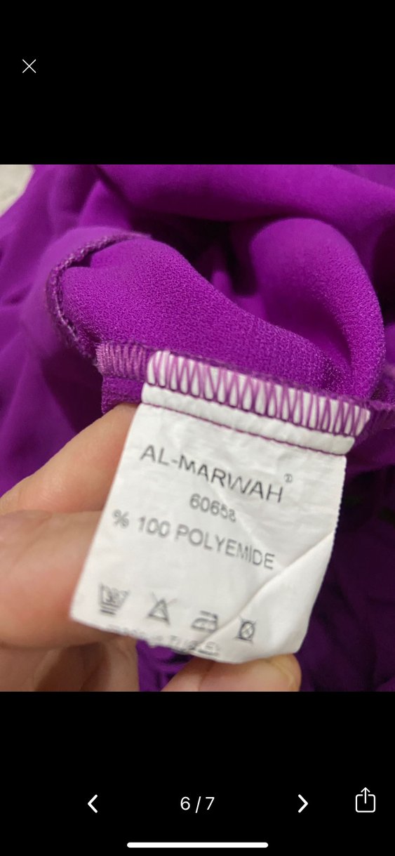 Mor Uzun Salaş Elbise - Görsel 4