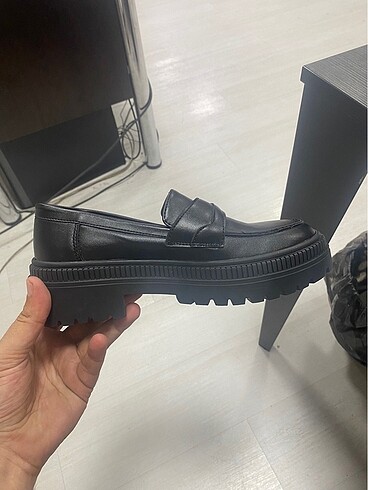 Zara ZARA DERİ LOAFER