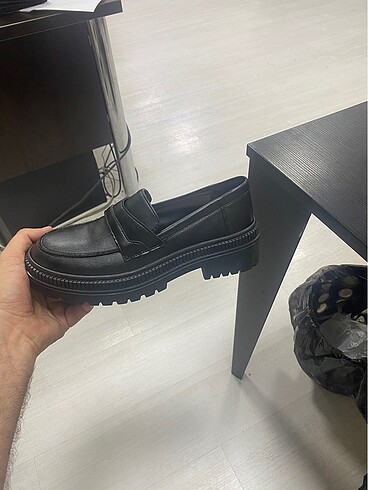 36 Beden ZARA DERİ LOAFER