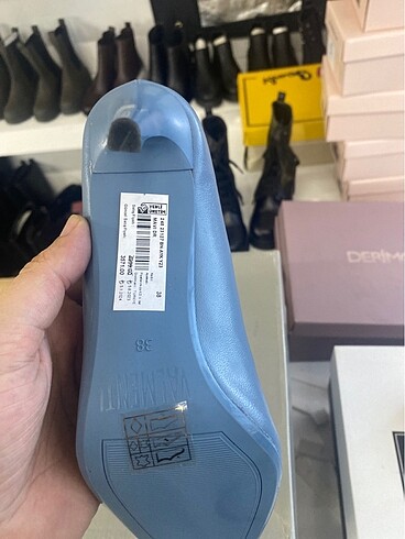 38 Beden mavi Renk TANCA STILETTO