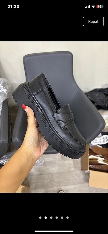 37 Beden ZARA DERİ LOAFER