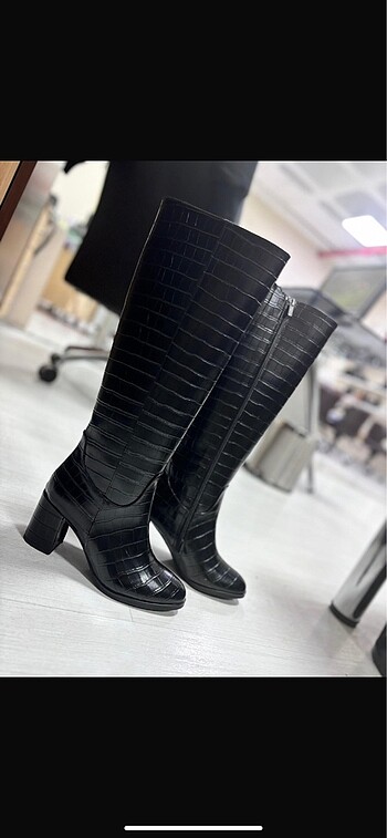 Nine West NİNE WEST CROCO ÇİZME MASSA MODEL