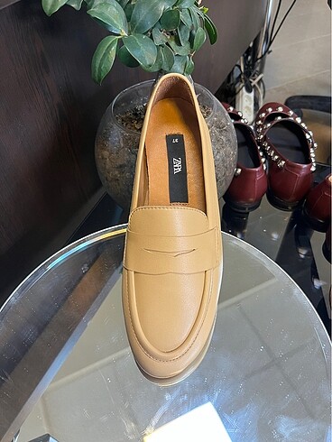 38 Beden ZARA DERİ LOAFER