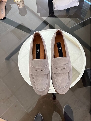 Zara ZARA SÜET DERİ LOAFER