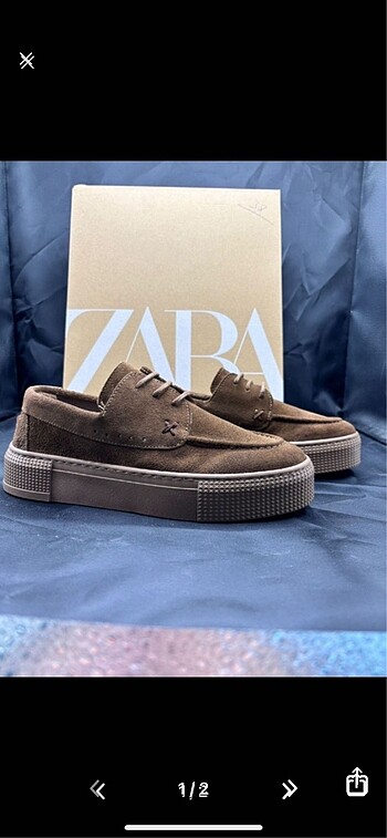 Zara ZARA DERİ LOAFER