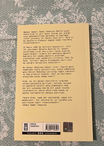 Mahsur Kadın - André Gide - Görsel 2