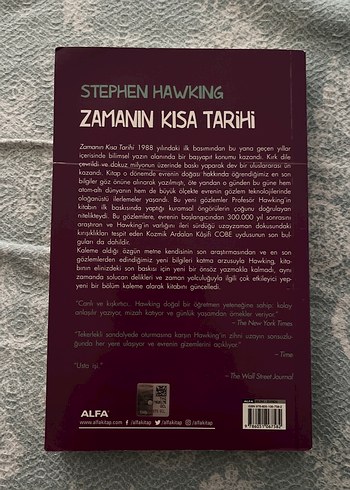 Stephen Hawking - Zamanın Kısa Tarihi - Görsel 2