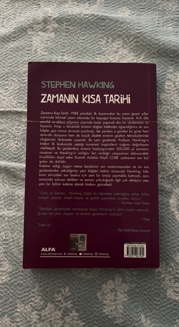 Stephen Hawking - Zamanın Kısa Tarihi - Görsel 2