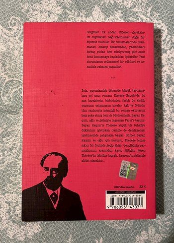 Émile Zola - Thérèse Raquin Romanı - Görsel 2