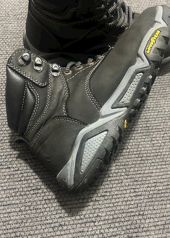 Sokak Stili Siyah Kadın Lastik Bot - Görsel 3