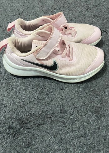 Kız Çocuk Pembe Cırt Cırtlı Spor Ayakkabı - Görsel 2