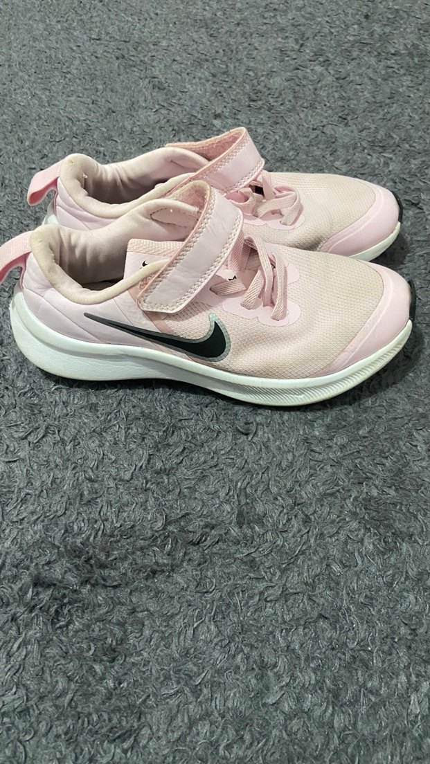 Kız Çocuk Pembe Cırt Cırtlı Spor Ayakkabı - Görsel 2