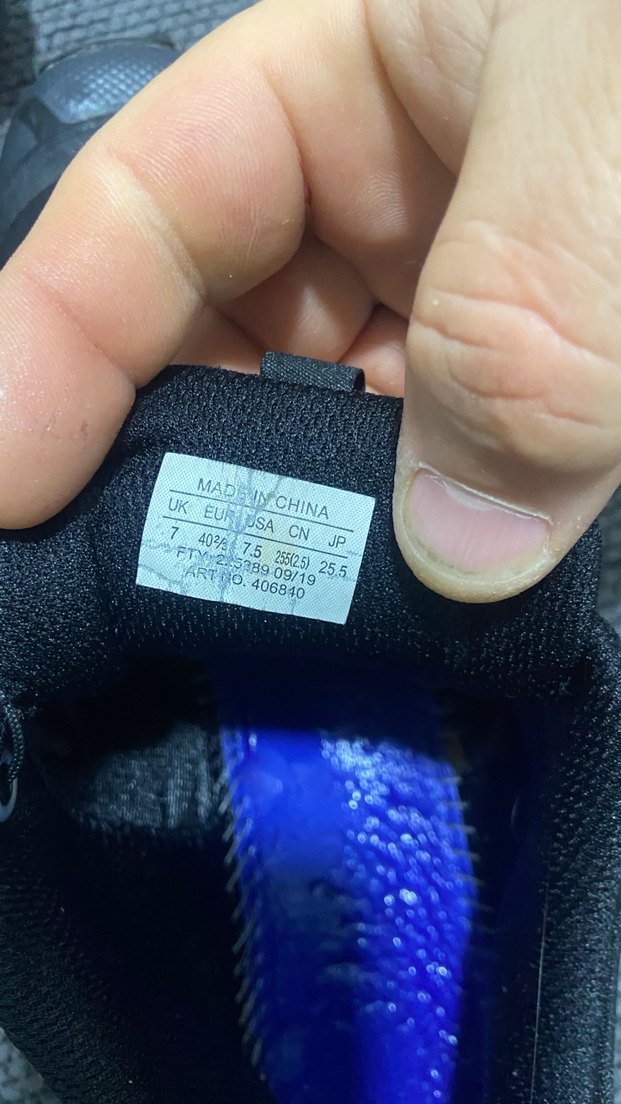 Erkek Siyah Spor Ayakkabı Velcro Bağcıklı - Görsel 5