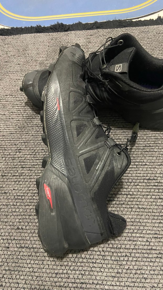 Erkek Siyah Spor Ayakkabı Velcro Bağcıklı - Görsel 2