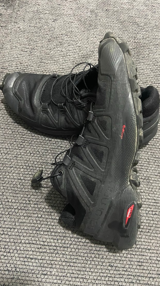 Erkek Siyah Spor Ayakkabı Velcro Bağcıklı - Görsel 3