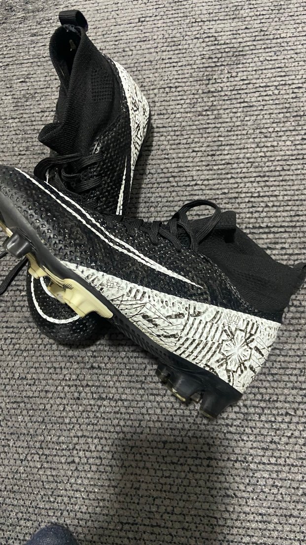 Yılan Desenli Erkek Futbol Ayakkabısı Siyah - Görsel 3