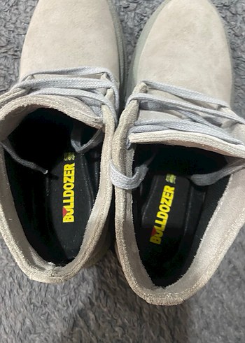 Bej Süet Tüylü Kadın Dolgu Topuk Bot - Görsel 4