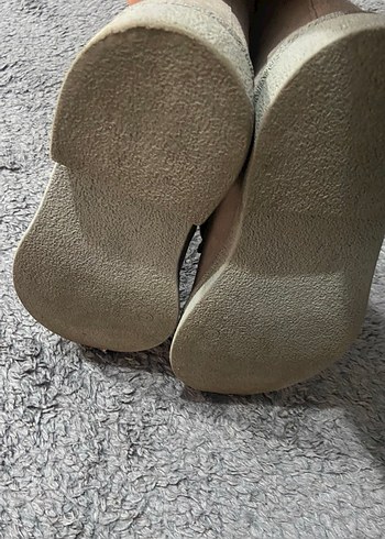 Bej Süet Tüylü Kadın Dolgu Topuk Bot - Görsel 5