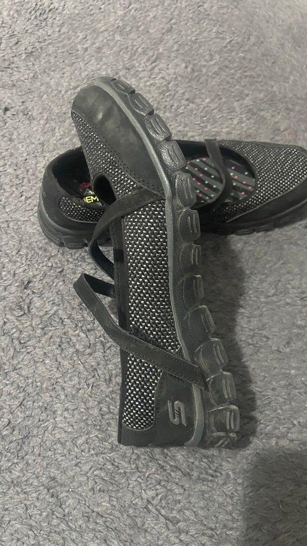 Skechers Kadın Siyah Gri Dolgu Topuklu Spor Ayakkabı - Görsel 2