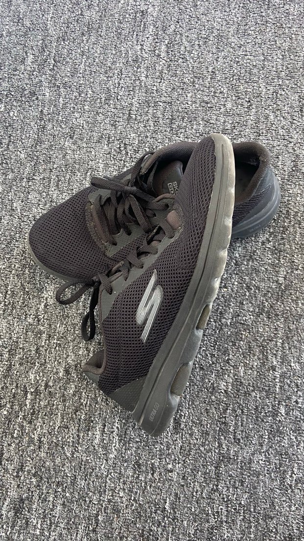 Gri Skechers Kadın Spor Ayakkabı - Görsel 3