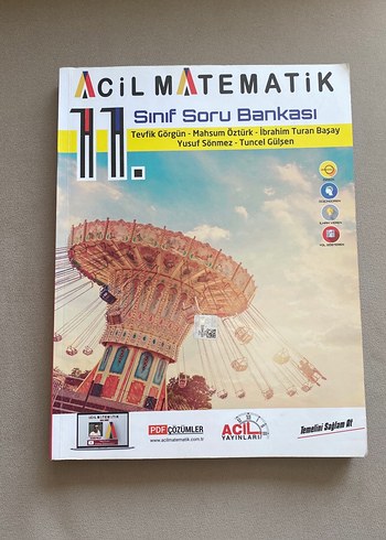 Acil Matematik 11. Sınıf Soru Bankası yanındaki denemeler hediye - Görsel 3