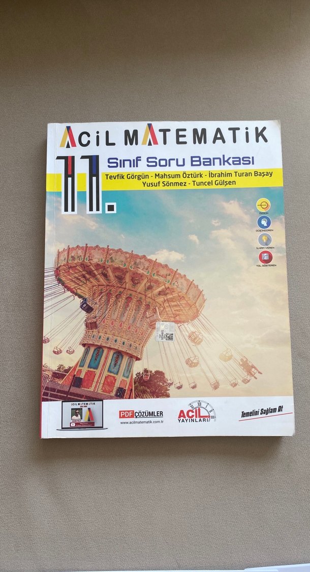 Acil Matematik 11. Sınıf Soru Bankası yanındaki denemeler hediye - Görsel 3