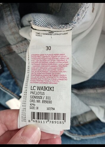 LCW PANTOLON (HİÇ KULLANILMAMIŞ ) - Görsel 7