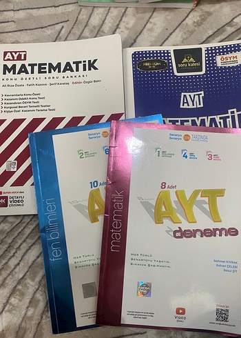 AYT Matematik Konu ve Deneme Kitapları