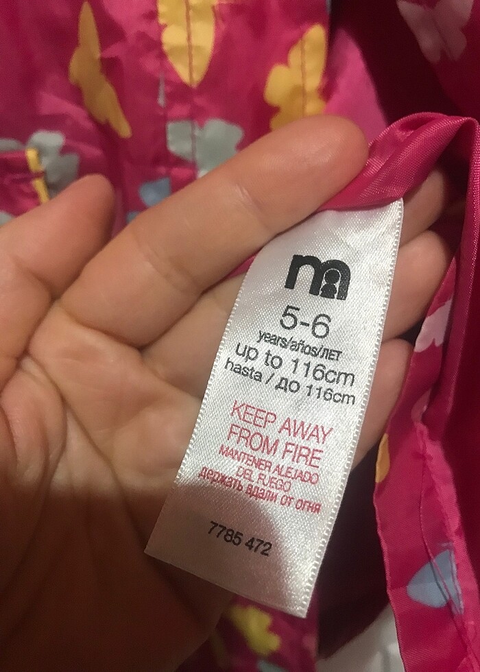 Mothercare kız çocuk yağmurluk - Görsel 3
