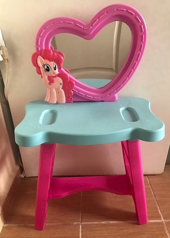 Diğer Kalpli Aynalı My little pony makyaj masası