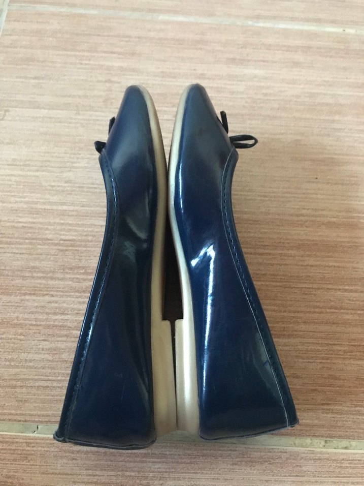 Kız Çocuk Lacivert Rugan Babet - Görsel 3