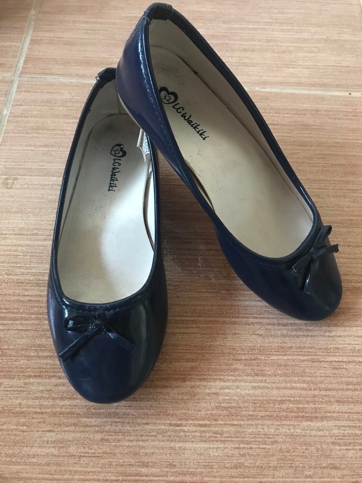 Kız Çocuk Lacivert Rugan Babet - Görsel 2