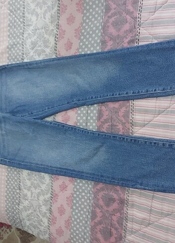 Mavi kot pantalon