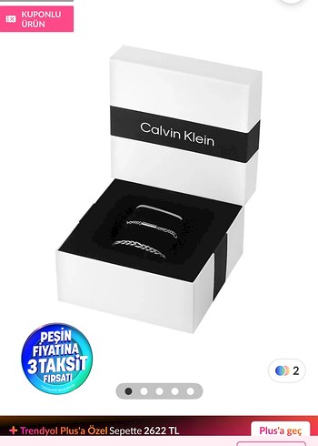 Calvin Klein Erkek Zincir Detaylı Bileklik