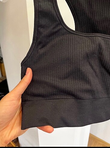 m Beden siyah Renk H&M spor sütyeni