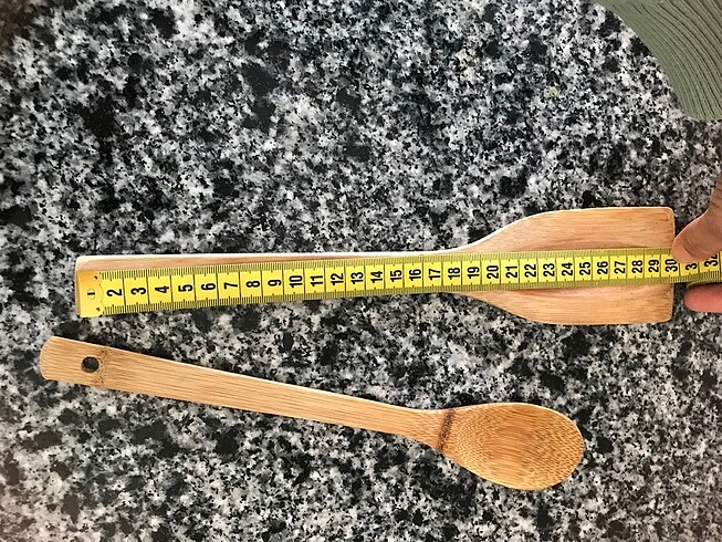 Beden kahverengi Renk Tahta kaşık ve spatula
