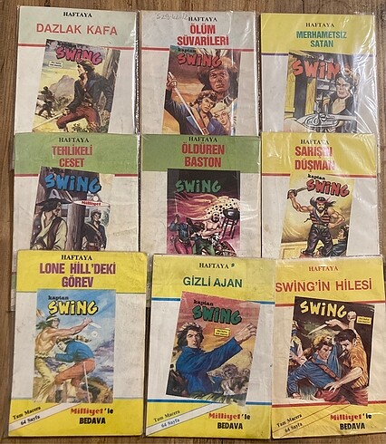  Kaptan swing çizgi romanlar