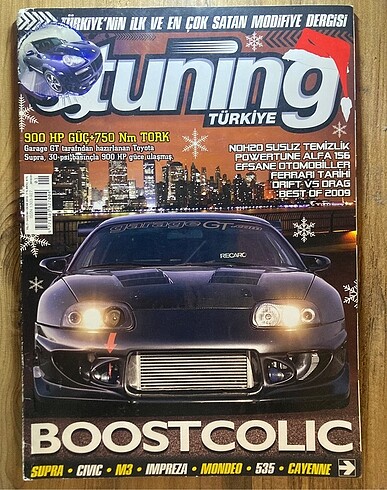 Tuning araba dergisi 2010 yılbaşı özel Supra