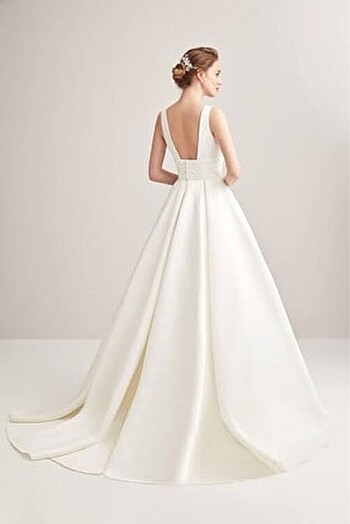 Oleg Cassini Saten Gelinlik