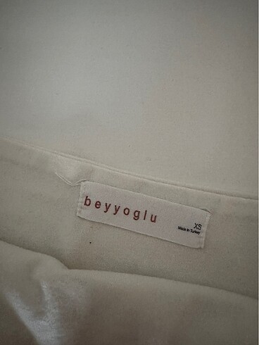xs Beden beyaz Renk Beyyoglu Üst