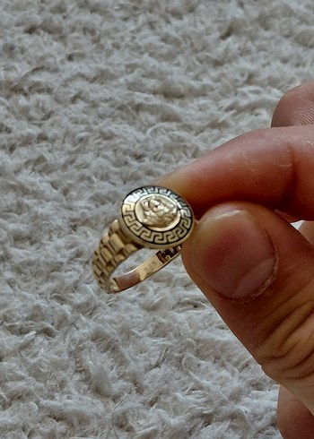 14 Ayar Versace Yüzük - Görsel 3