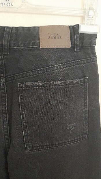 10 Yaş Beden gri Renk ZARA KOT PANTALON