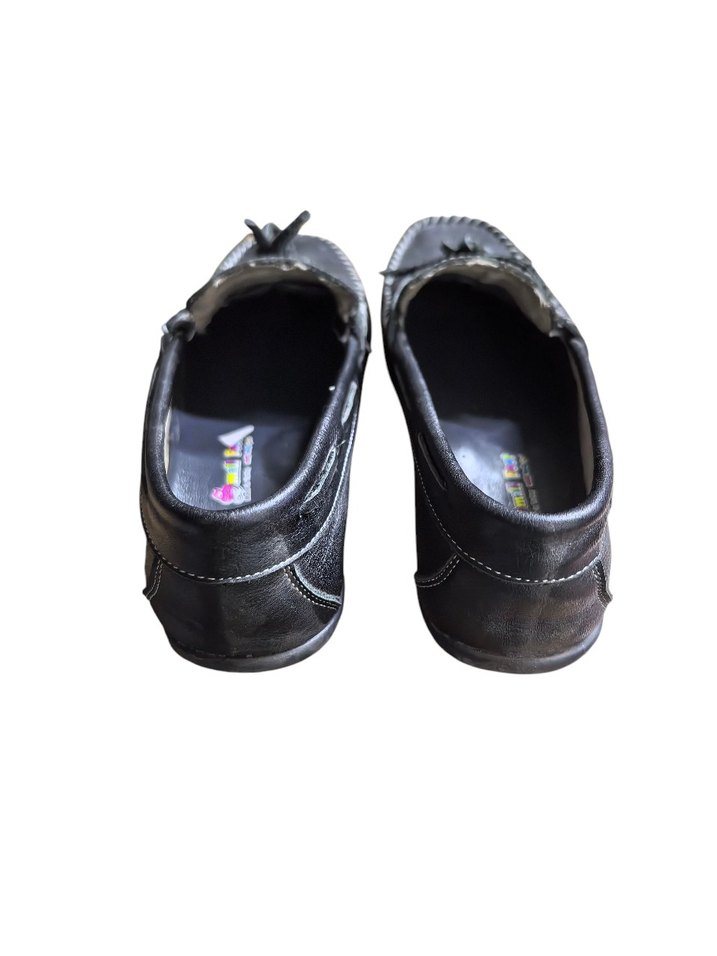 Siyah Deri Erkek Çocuk Loafer Ayakkabı - Görsel 3