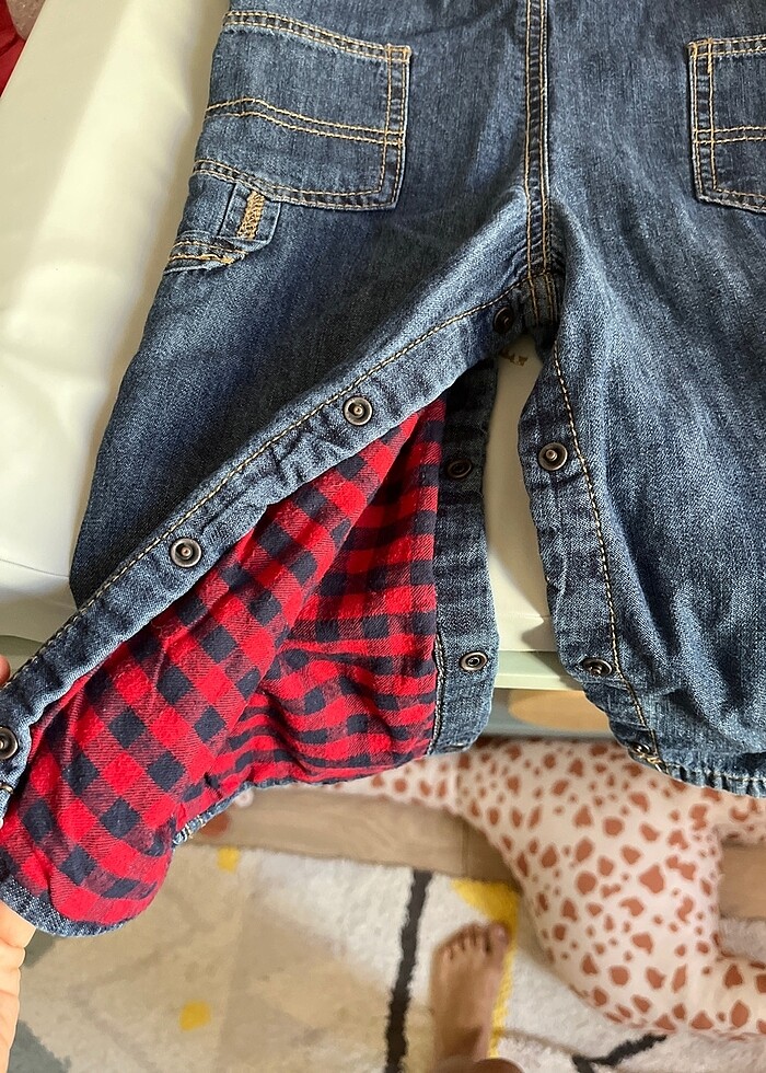 carters oshkosh marka bahçevan tulum kot 18 ay - Görsel 3