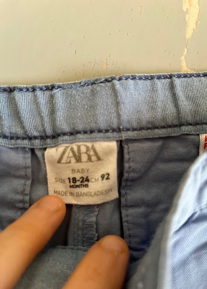 zara erkek çocuk şort 18-24 ay mavi - Görsel 2