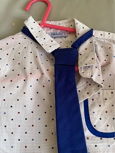 GB baby gömlek kravatlı birlikte - Görsel 2