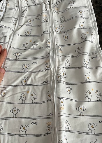 owli Fermuarlı Uyku Tulumu - Görsel 3