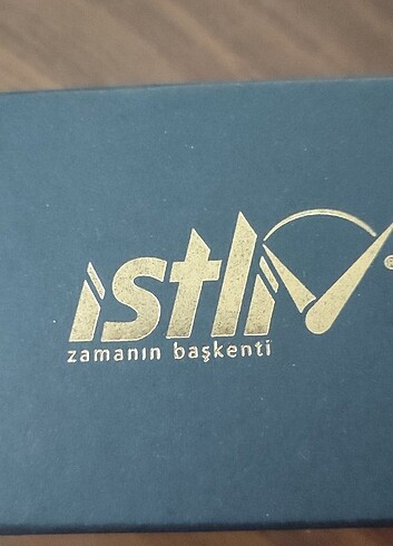 Beden Taşlı saat altın renk