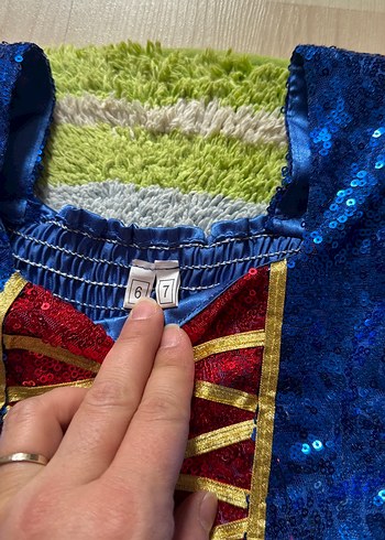 Sarı Nakışlı pamukprenses  Kostümü - Görsel 3